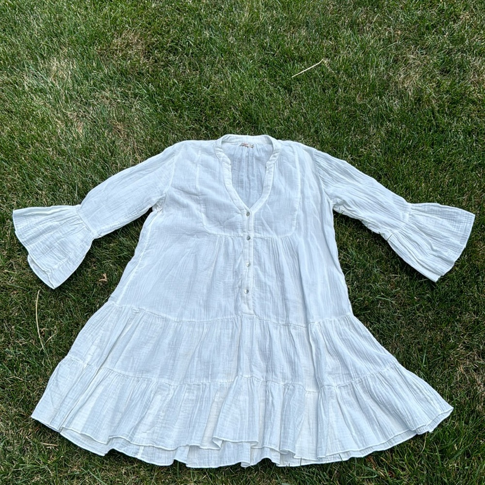 Faherty Dream Cotton Gauze Kasey Dress